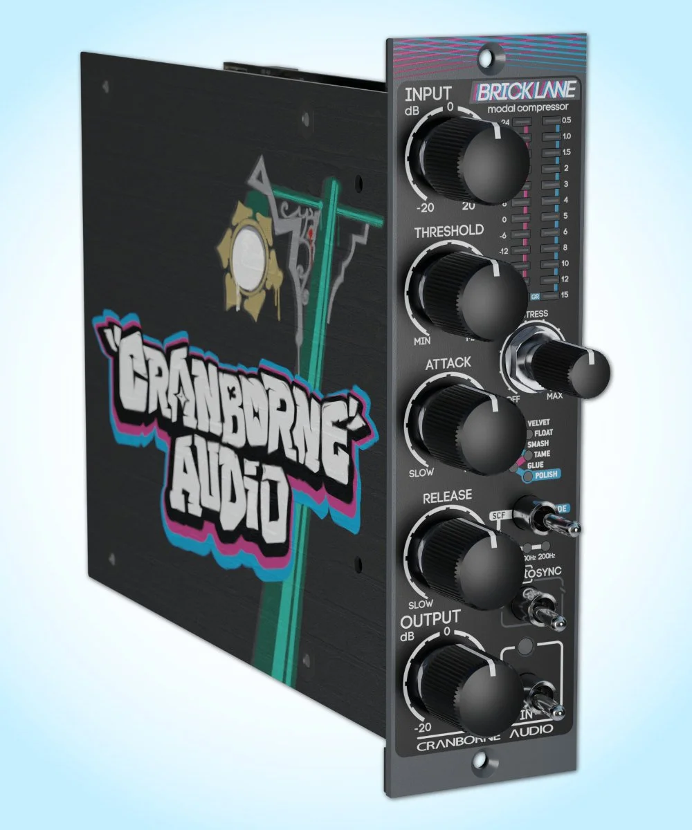 Cranborne Audio Brick Lane 500 Modal Compressor Announced
